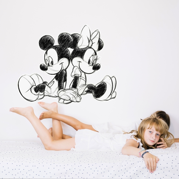 Mickey Minnie Crayon Imprim